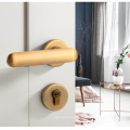 European silent wooden door lock Interior bedroom door lock Simple and stylish door lock